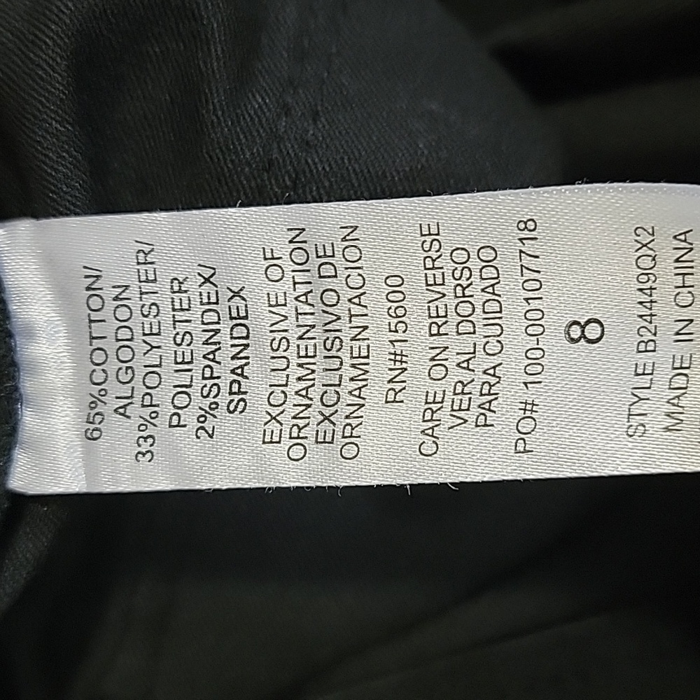 DEMOCRACY HIGH RISE PANTS/ SIZE 8. - Picture 5 of 13